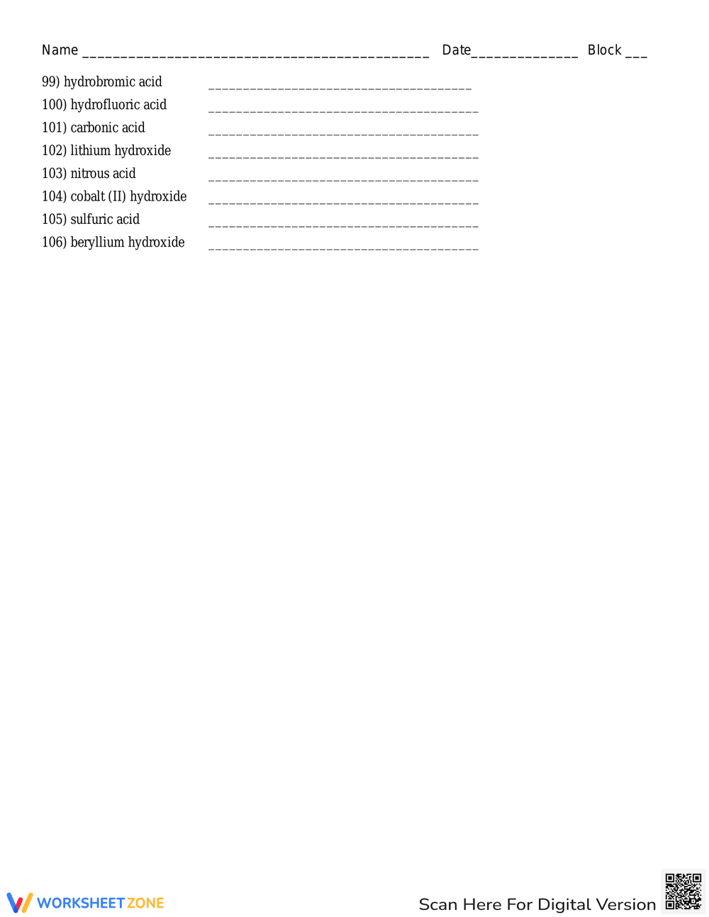 Naming Chemical Compounds Practice - Page 5