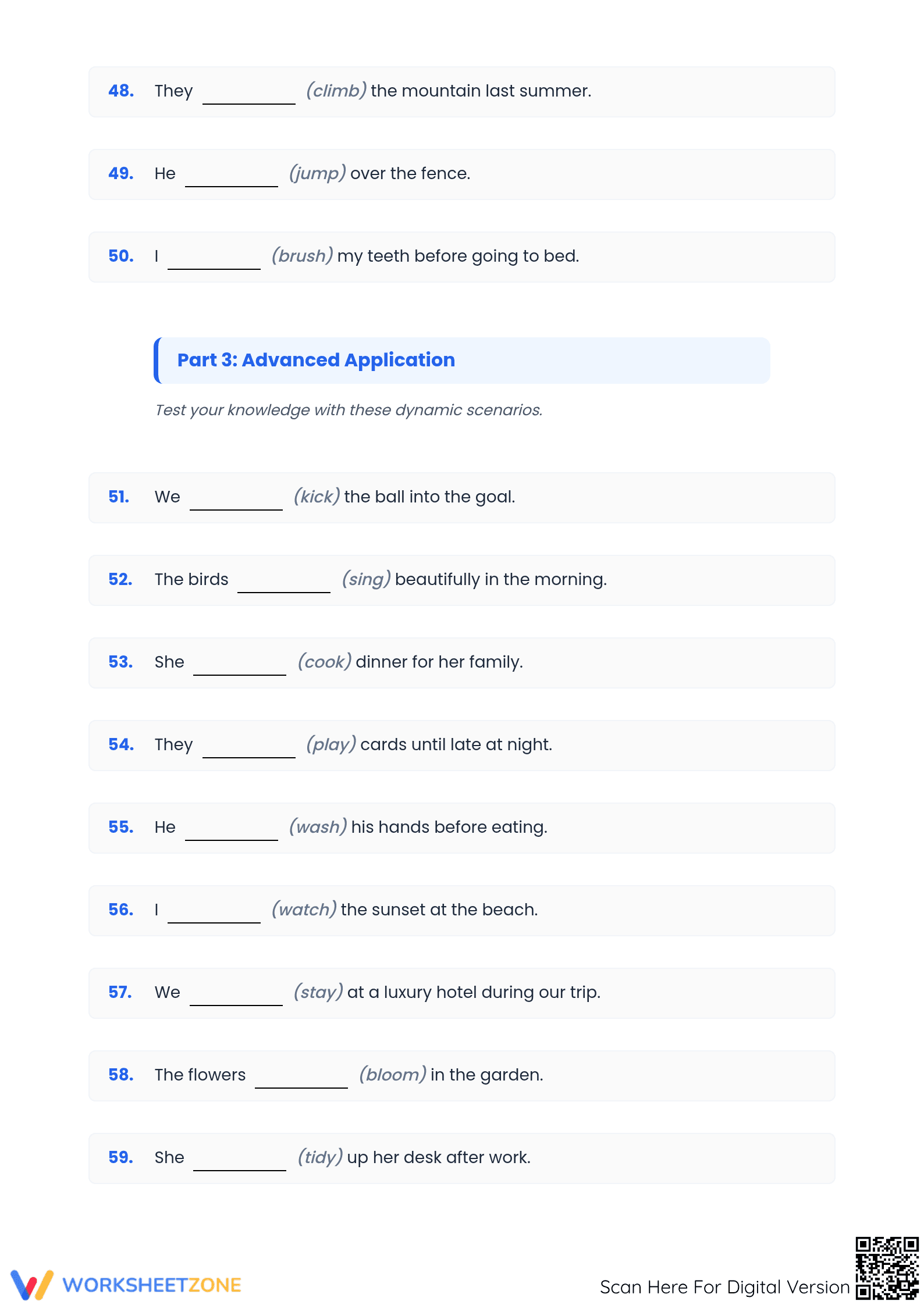 L.5.1.D Worksheet: Past Simple Tense — Grade 5-8 Essential - Page 5