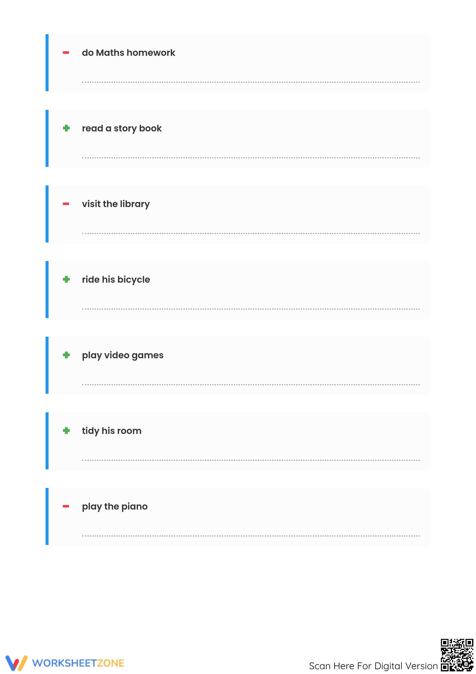 Present Perfect Tense Speaking Activity - Page 2