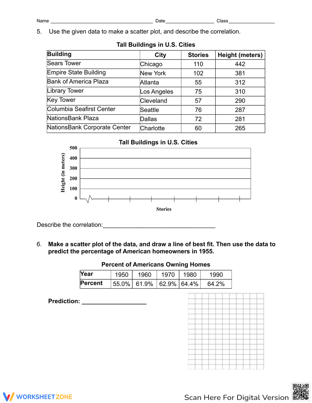 Analyzing Scatter Plot Data - Page 2