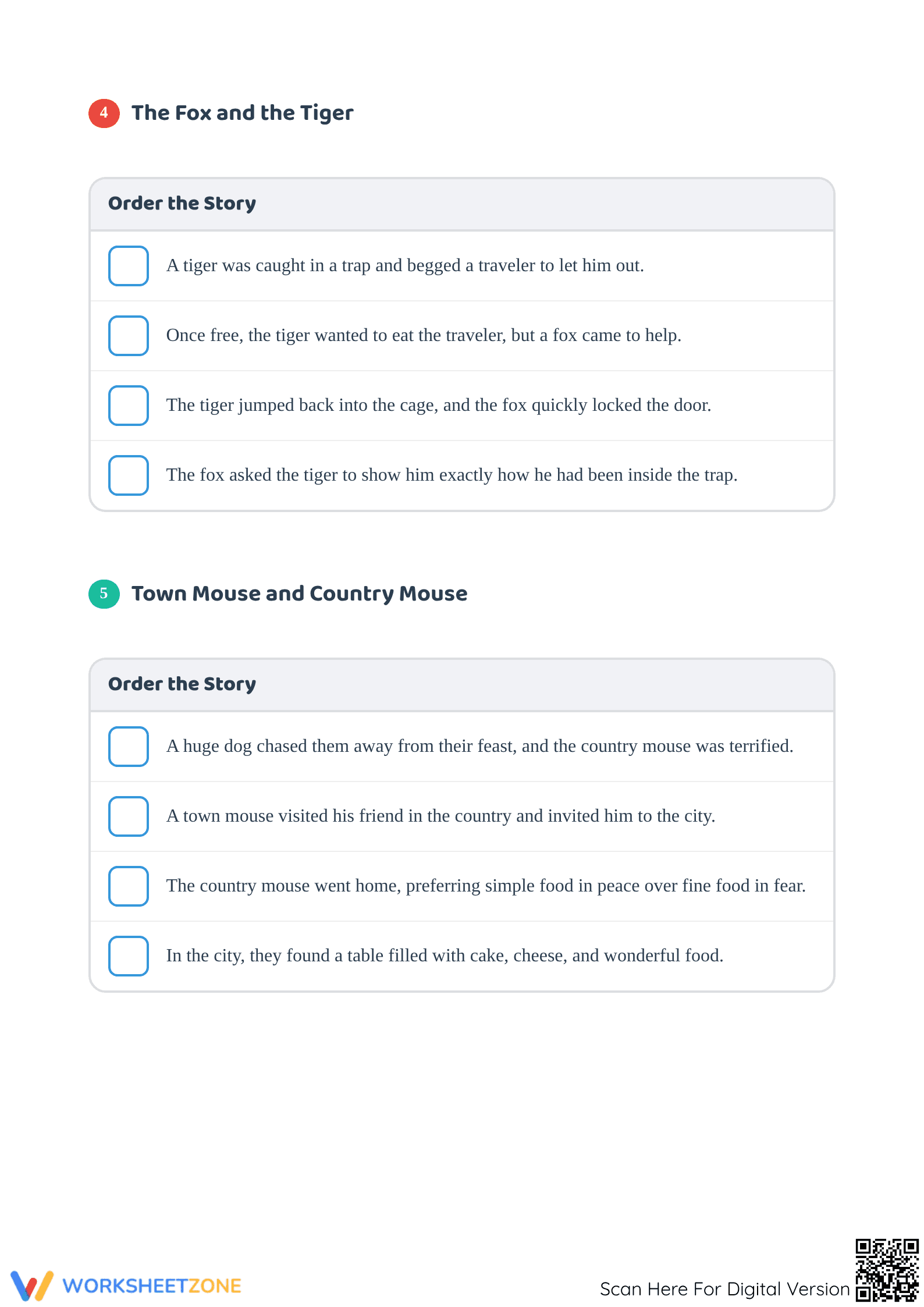 Practice Sequencing Events Activities - Page 3