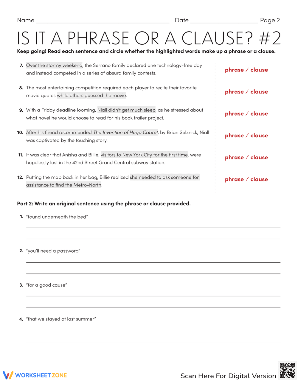 Phrase or Clause: Learn the Difference Effectively - Page 2