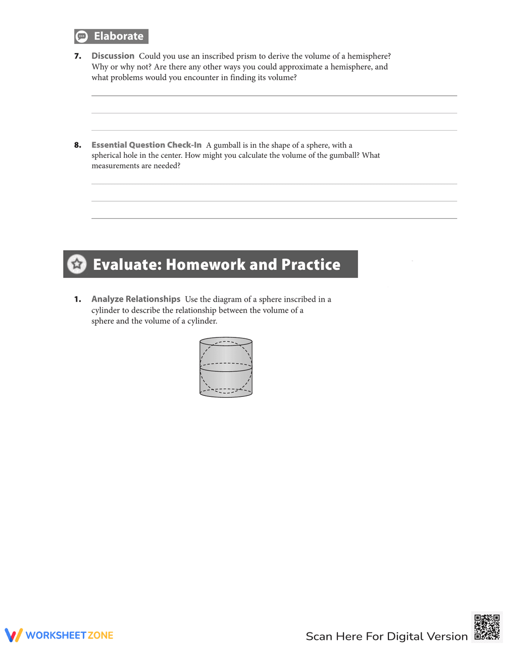 Finding Volume of a Composite Figure - Page 2