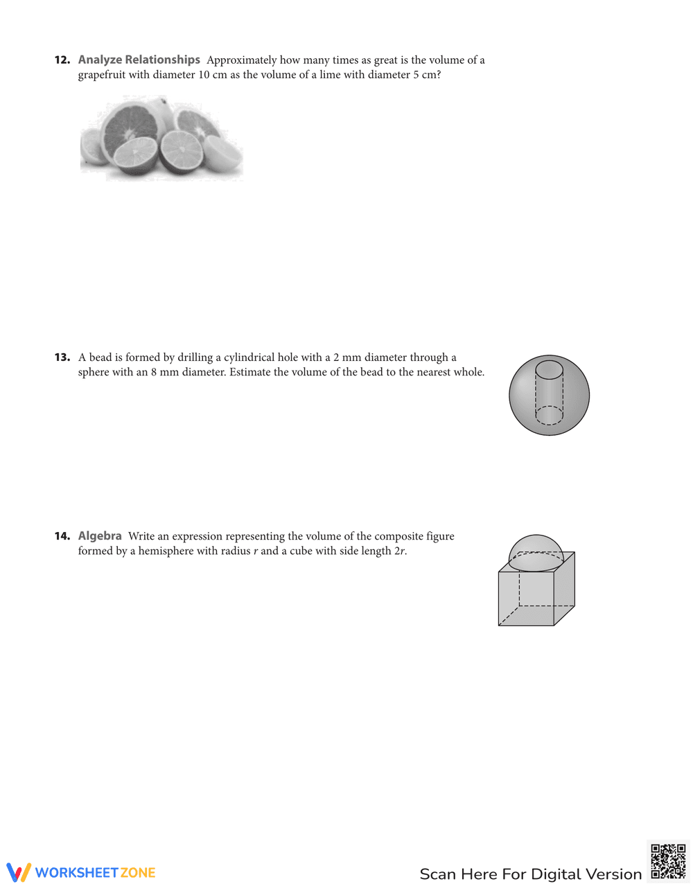 Finding Volume of a Composite Figure - Page 5