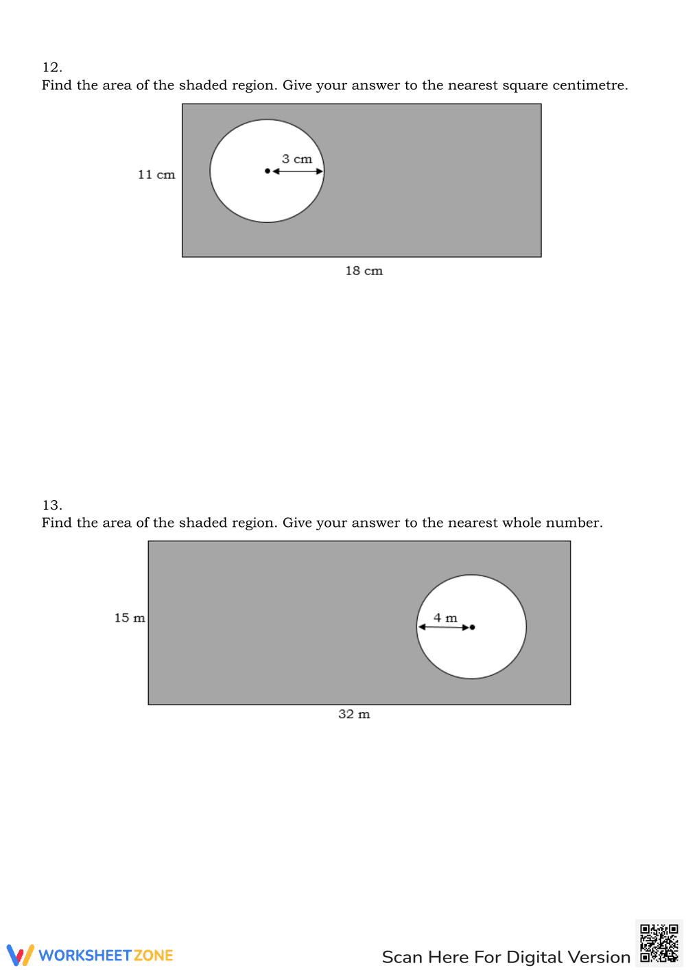 Compound Shapes Practice: Area Calculation - Page 6