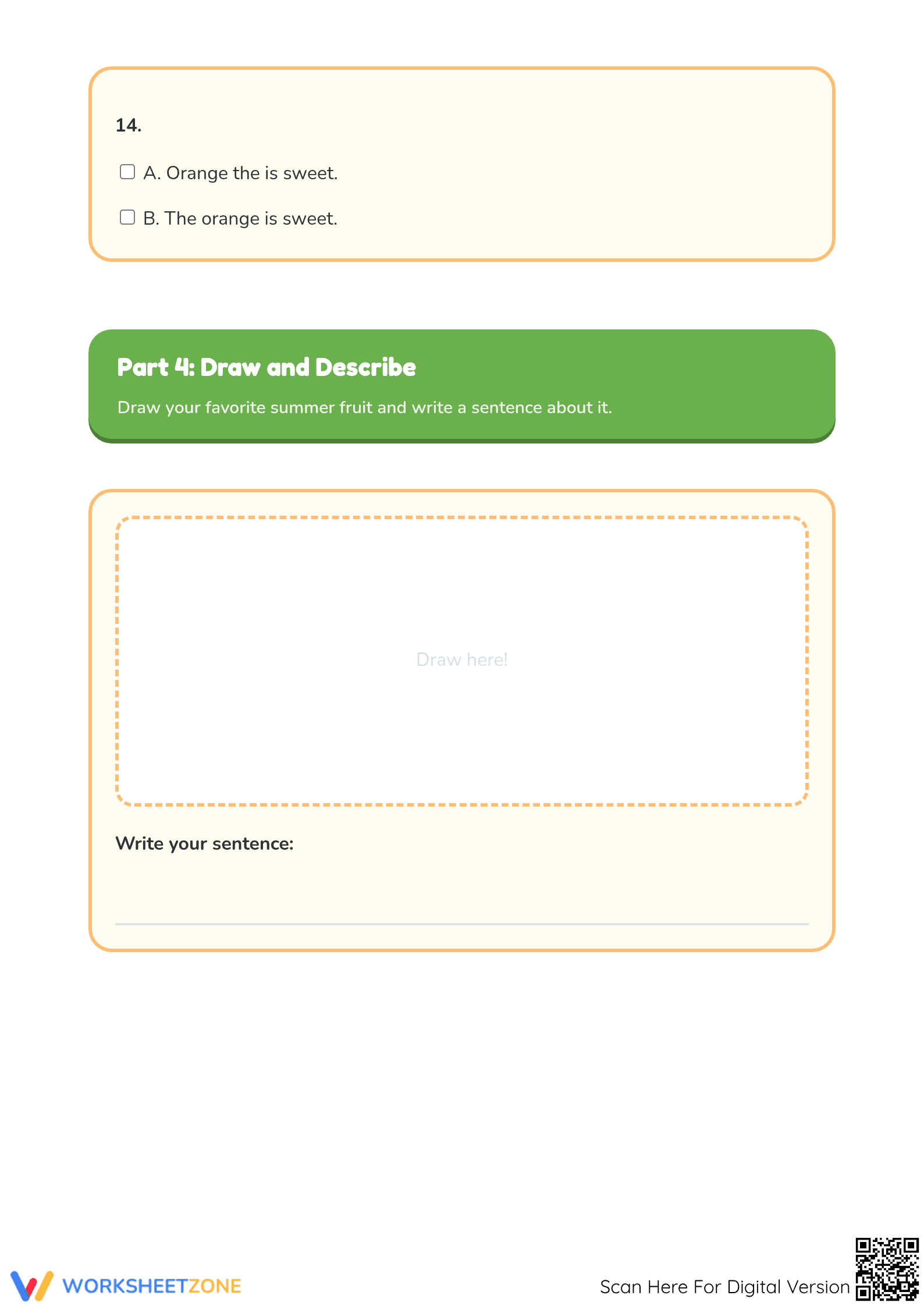Rearrange the Sentence: Grammar Skills Practice Worksheet for Kids - Page 5