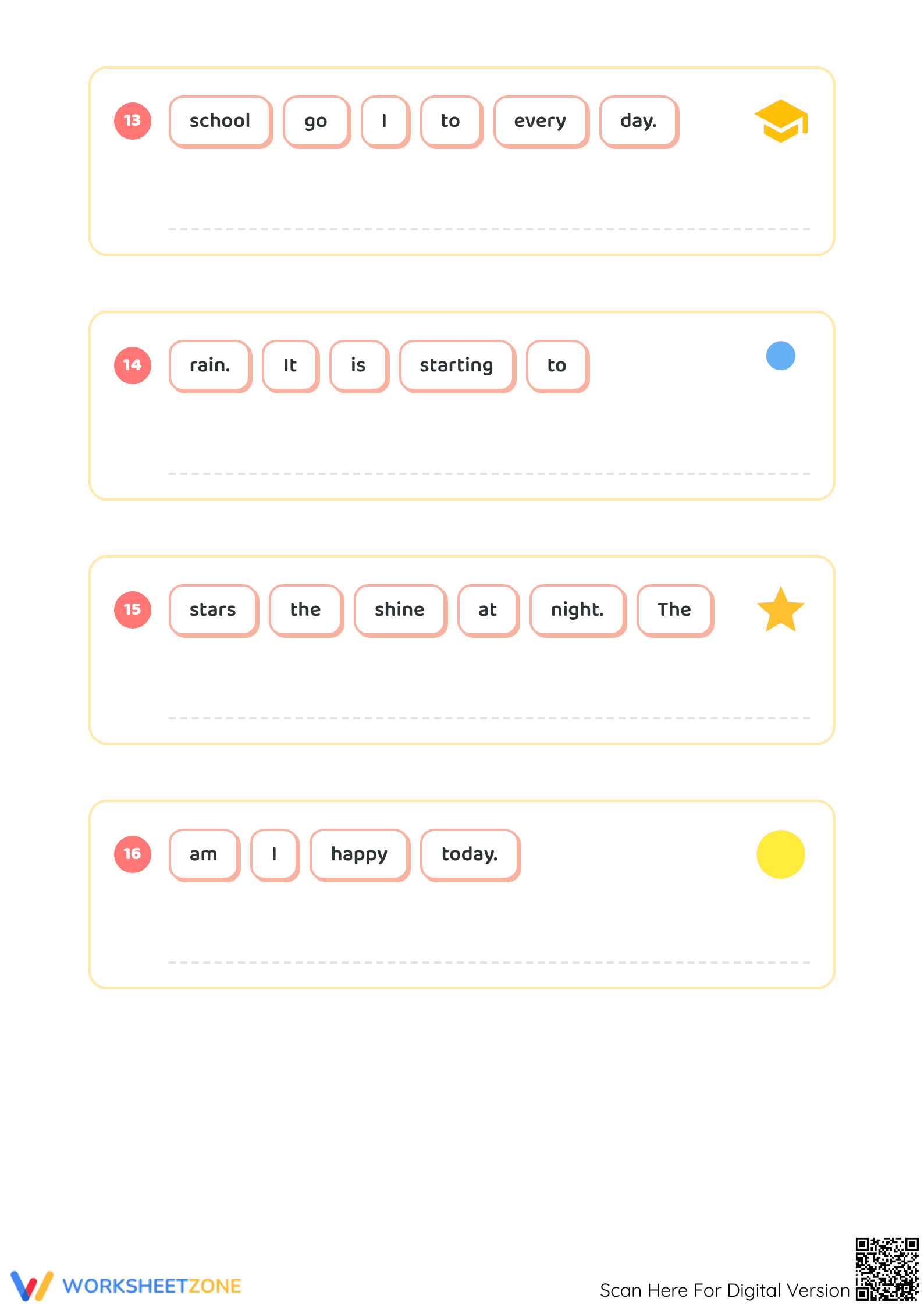 Rearrange the sentence - Page 5