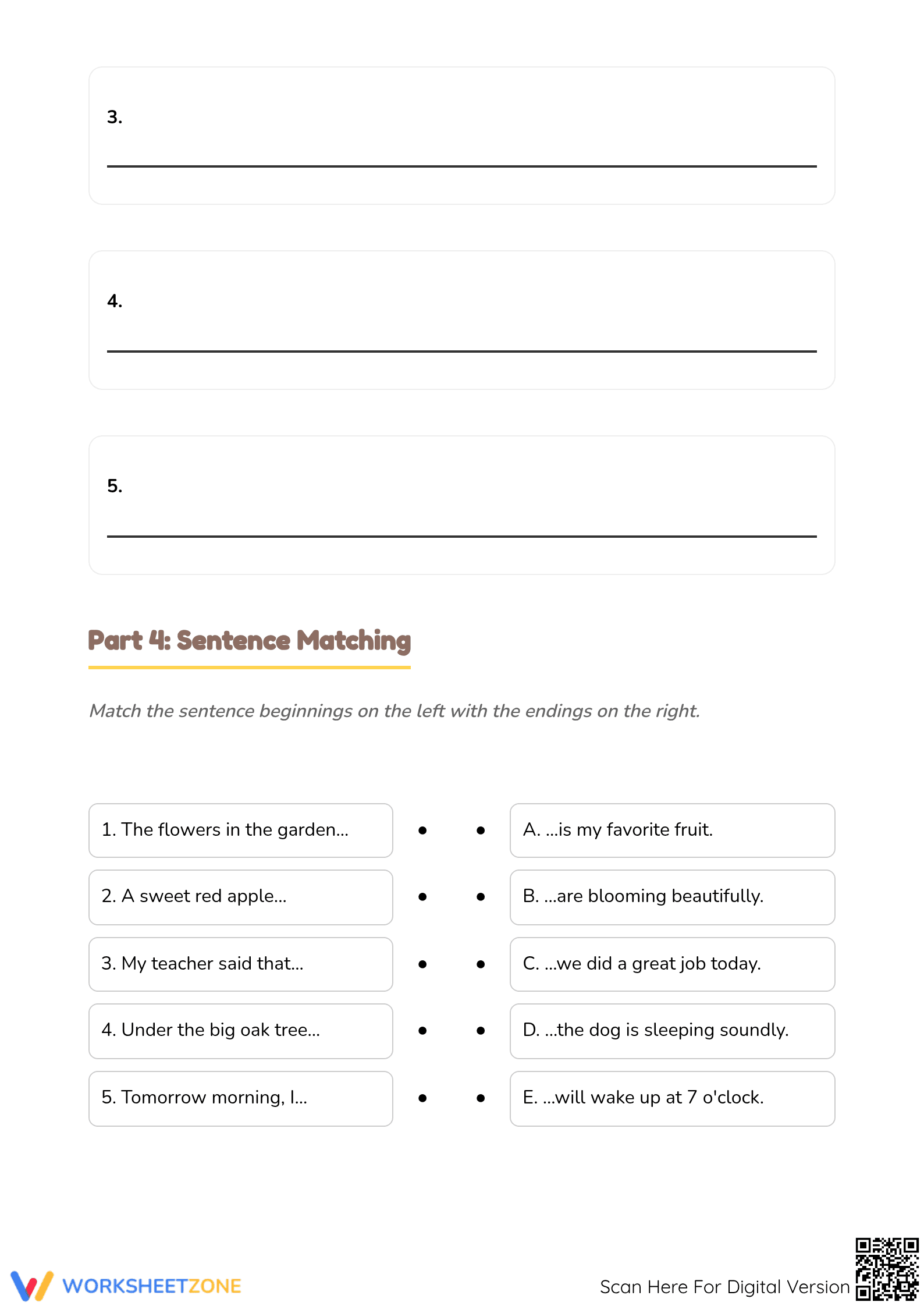 Scrambled Sentences - Grammar Practice for Kids (Grades 1-3) - Page 5