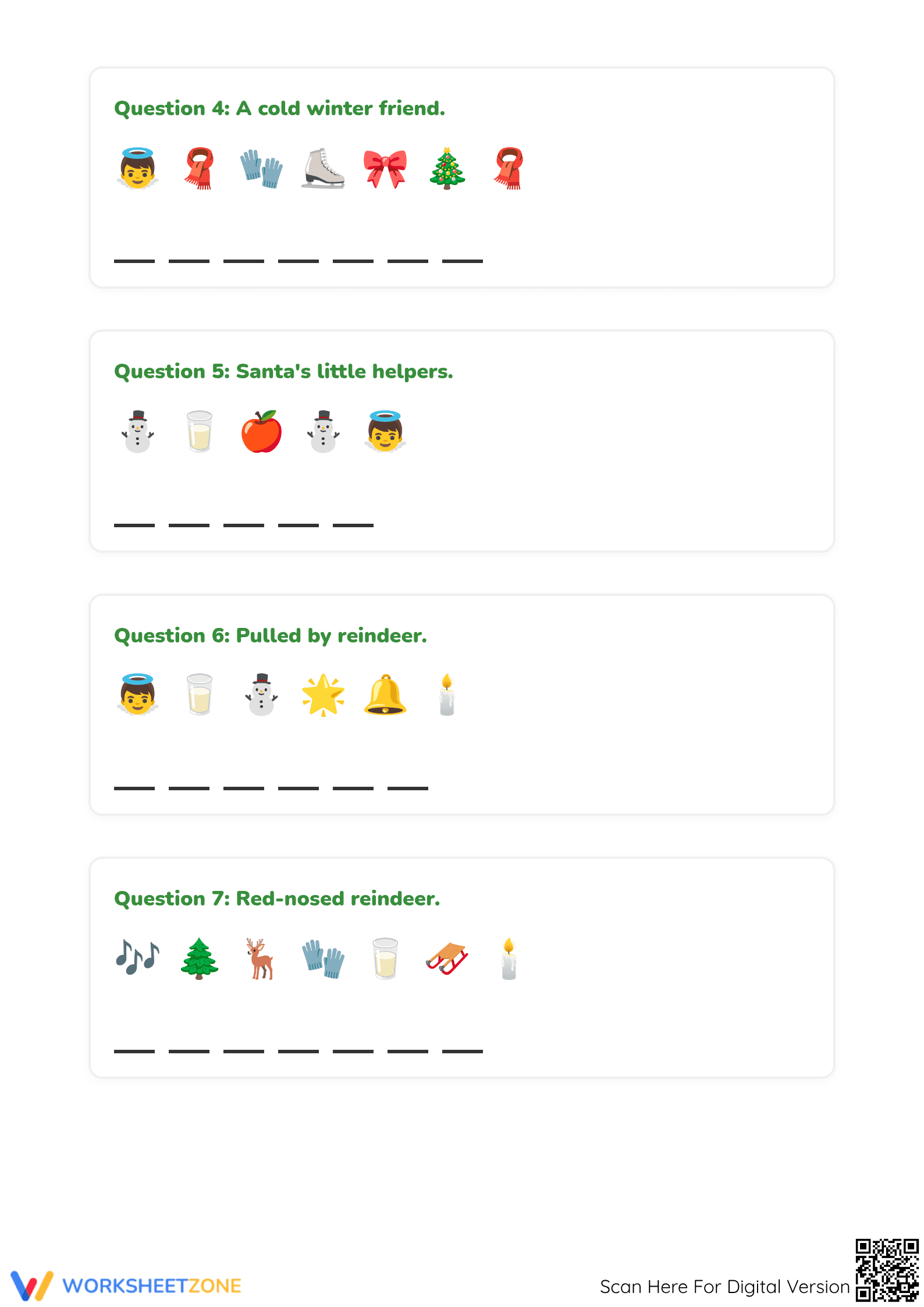 Christmas Codebreakers Worksheet - Page 3
