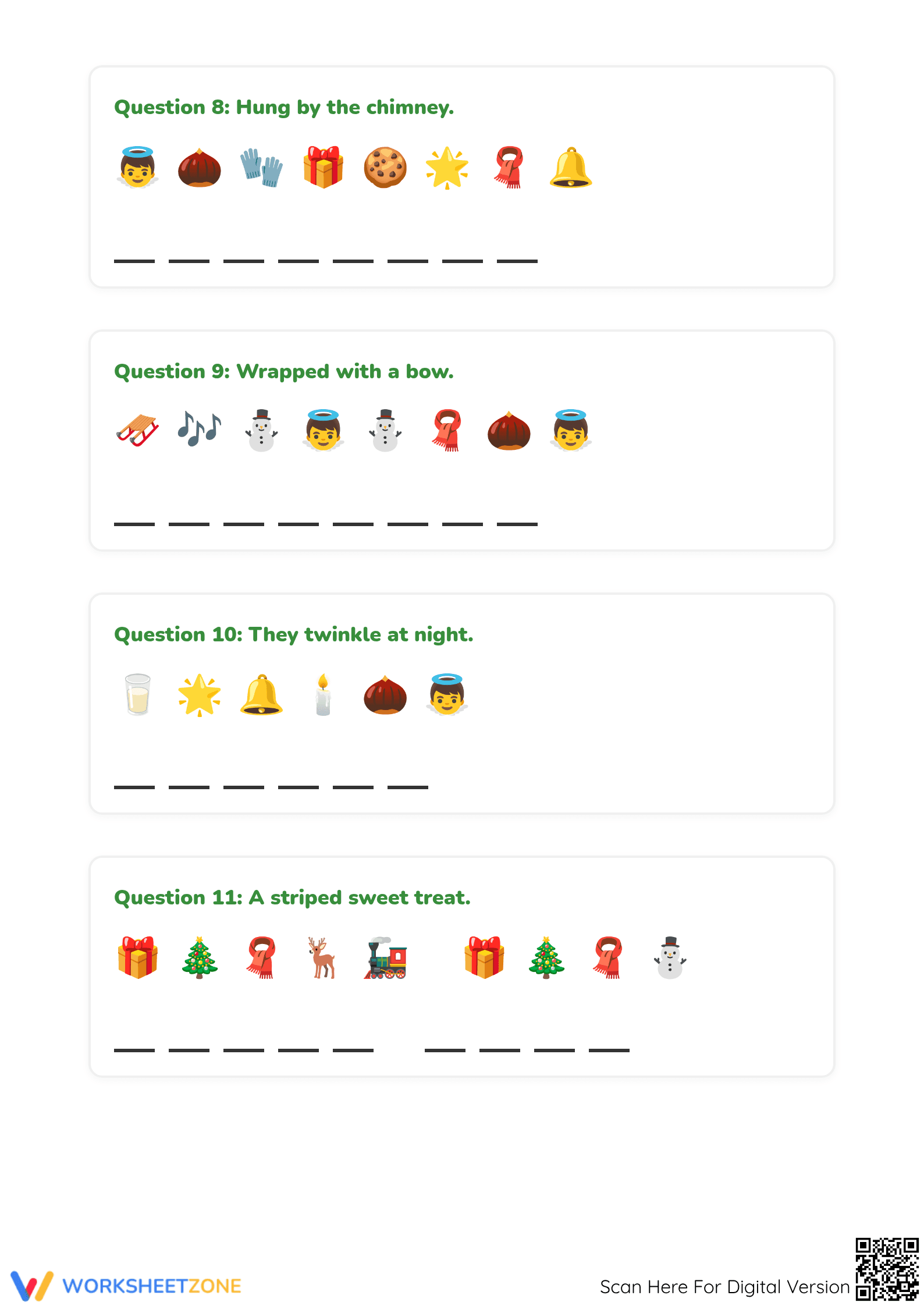 Christmas Codebreakers Worksheet - Page 4