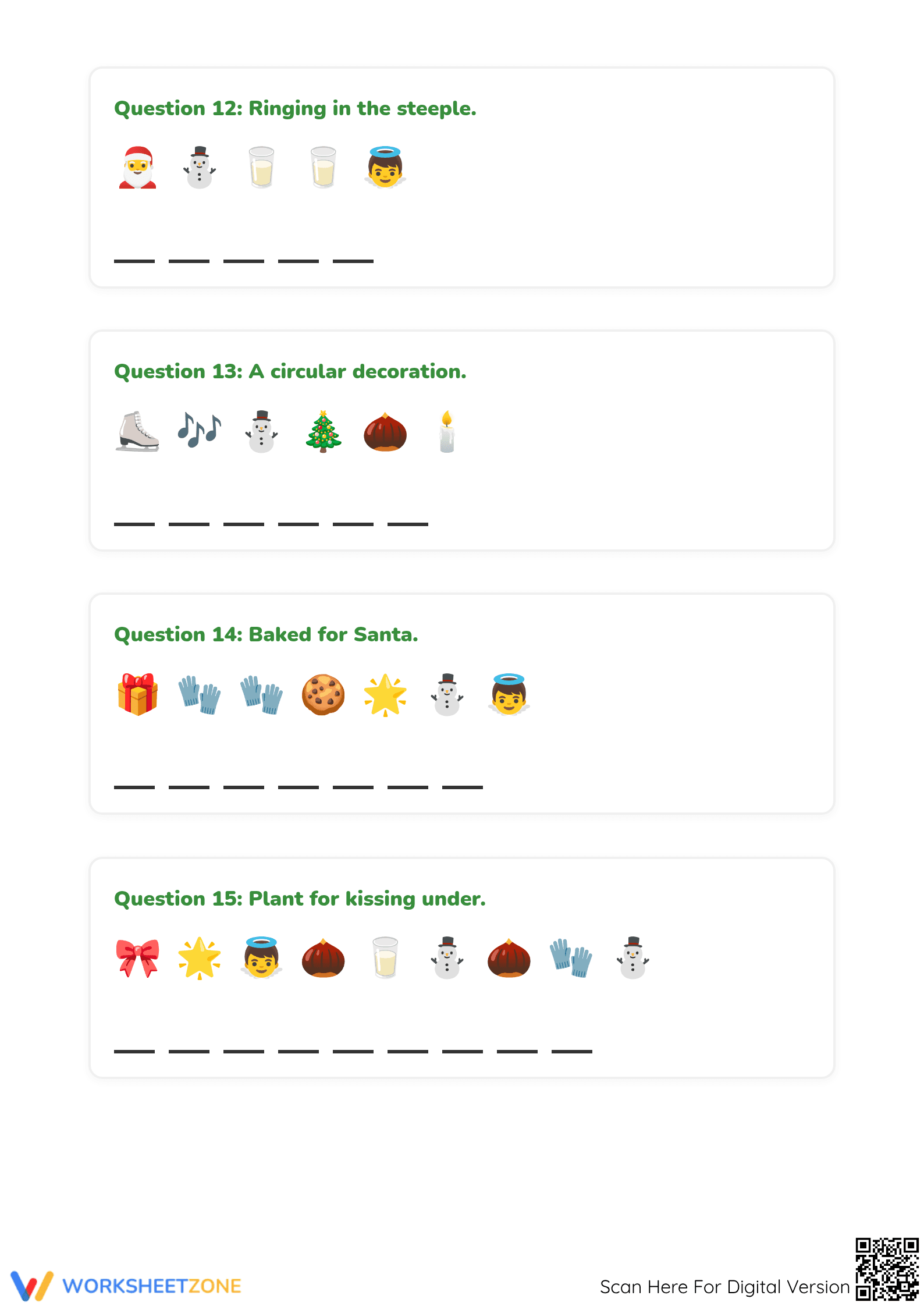 Christmas Codebreakers Worksheet - Page 5