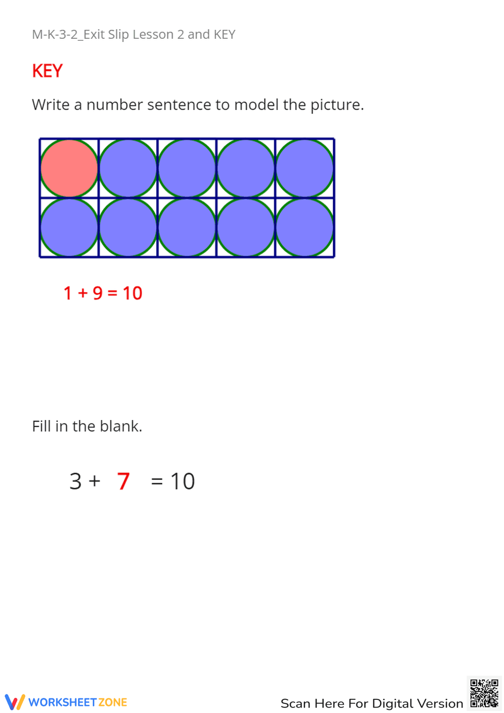 M-K-3-2_Exit Slip Lesson 2 and KEY - Page 2