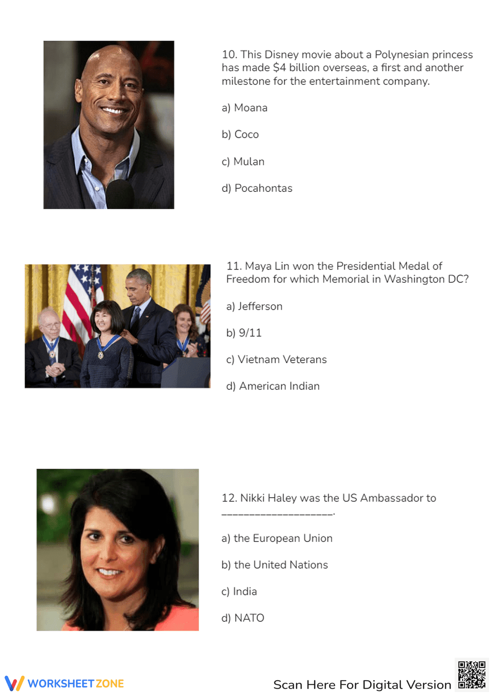 Asian Pacific Heritage Month Quiz | Grade 5-8 Essential - Page 2