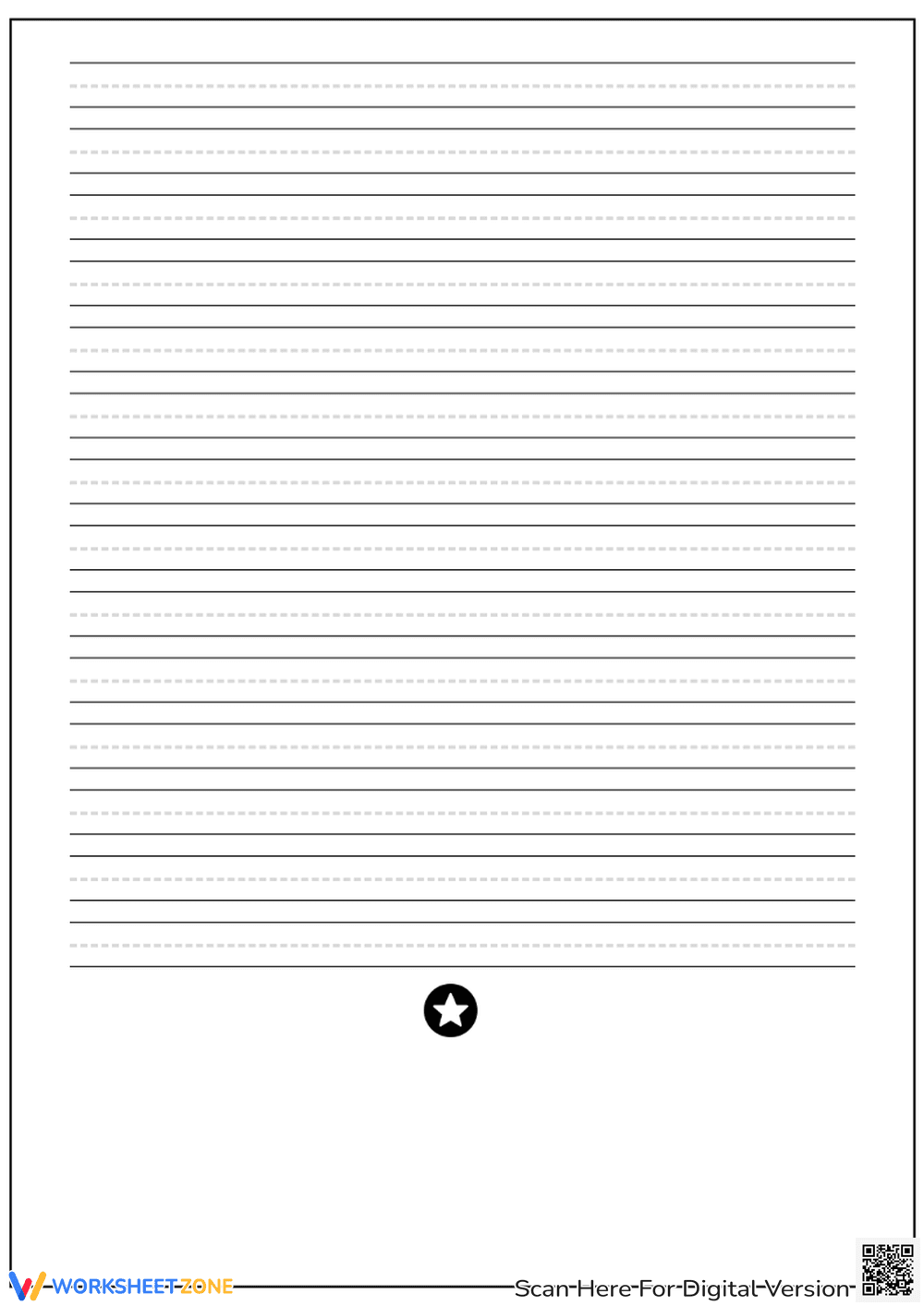 End-of-School Handwriting Practice Worksheet - Page 2