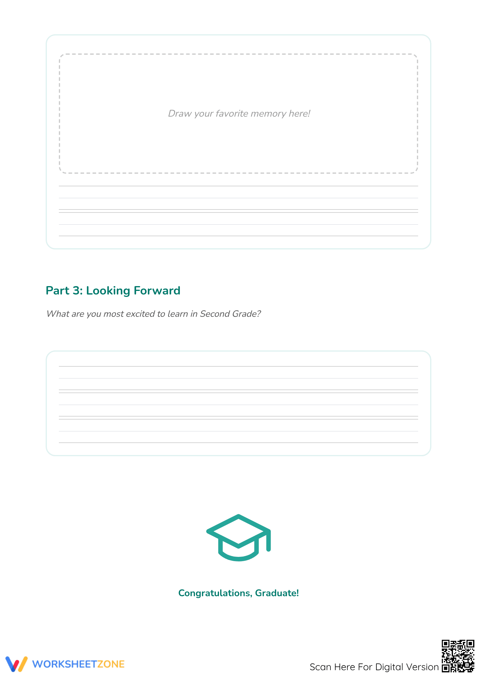 End of School Year Tracing - Page 3