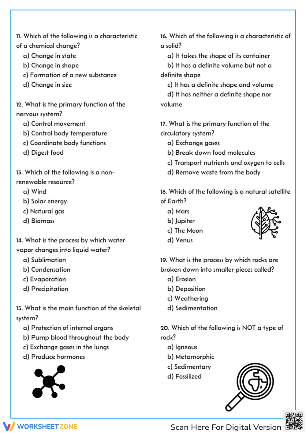 6th Grade Science End of Year Review | Essential Printable - Page 2