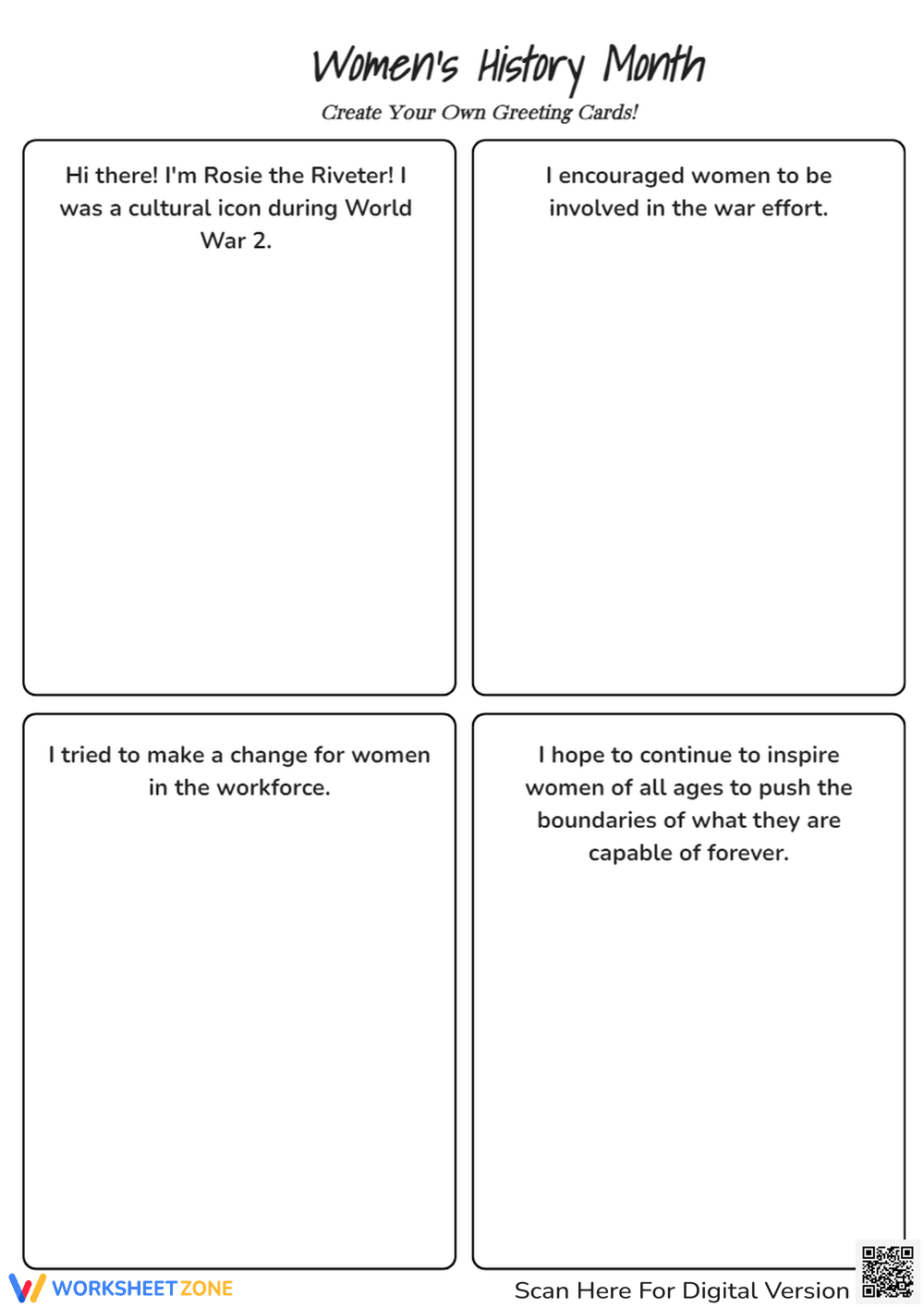 Create Your Own Clara Mini Greeting Cards - Page 2