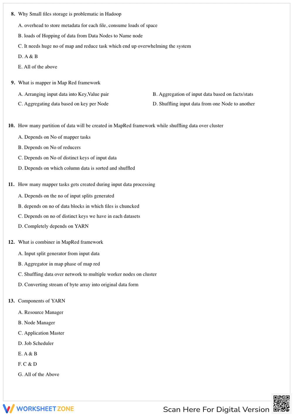 Hadoop Ecosystem Quiz - Page 2
