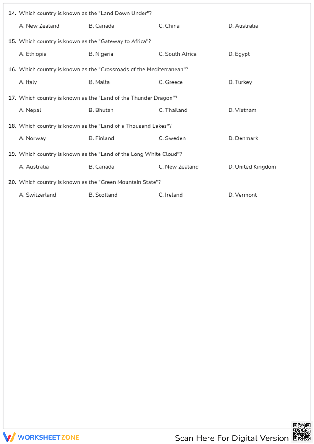 "Which country is" Geography Quiz - Page 2