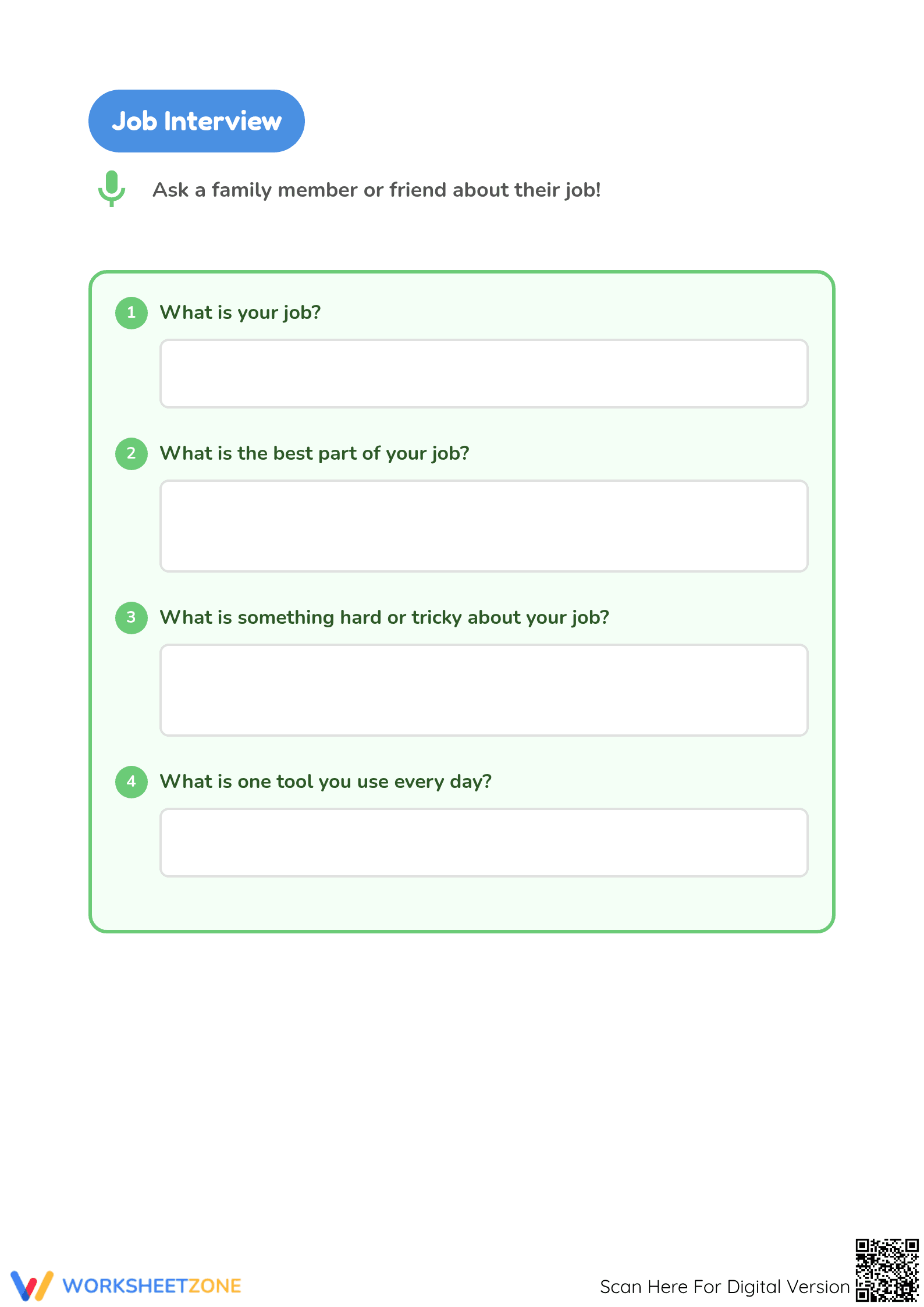 My Dream Job Writing Worksheet | Grade 1 Essential - Page 3