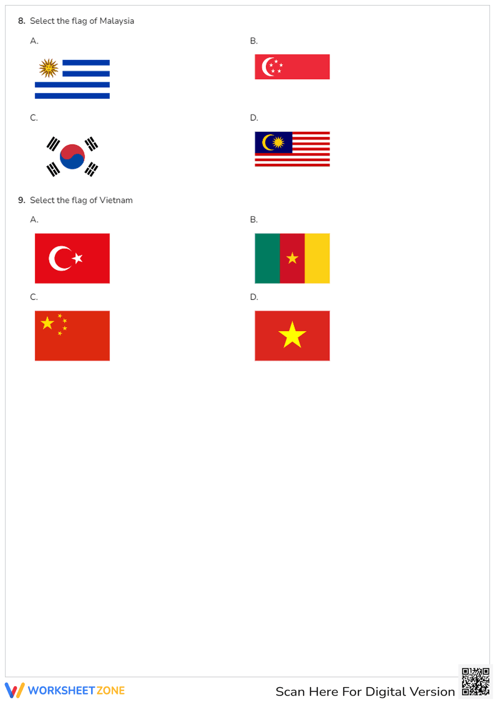 Flags of Asia Quiz - Page 3