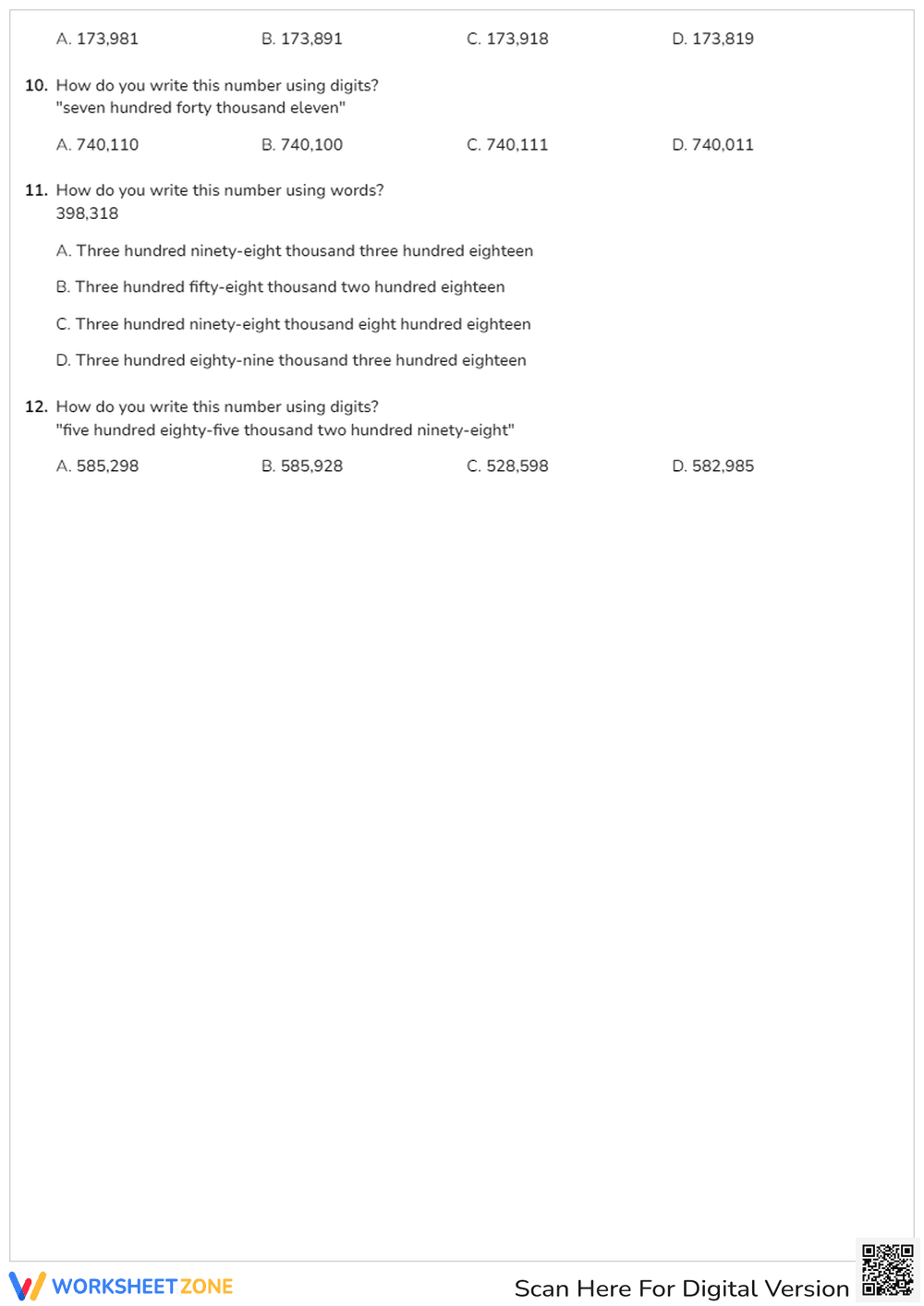 Convert between words and digits - Page 2