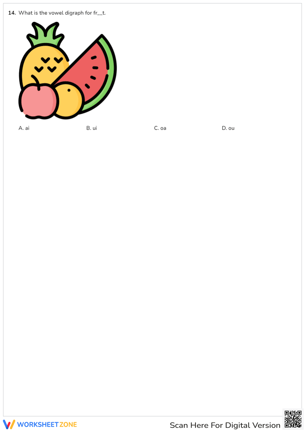 Vowel Digraph Quiz: Which Digraph for Screen? - Page 4