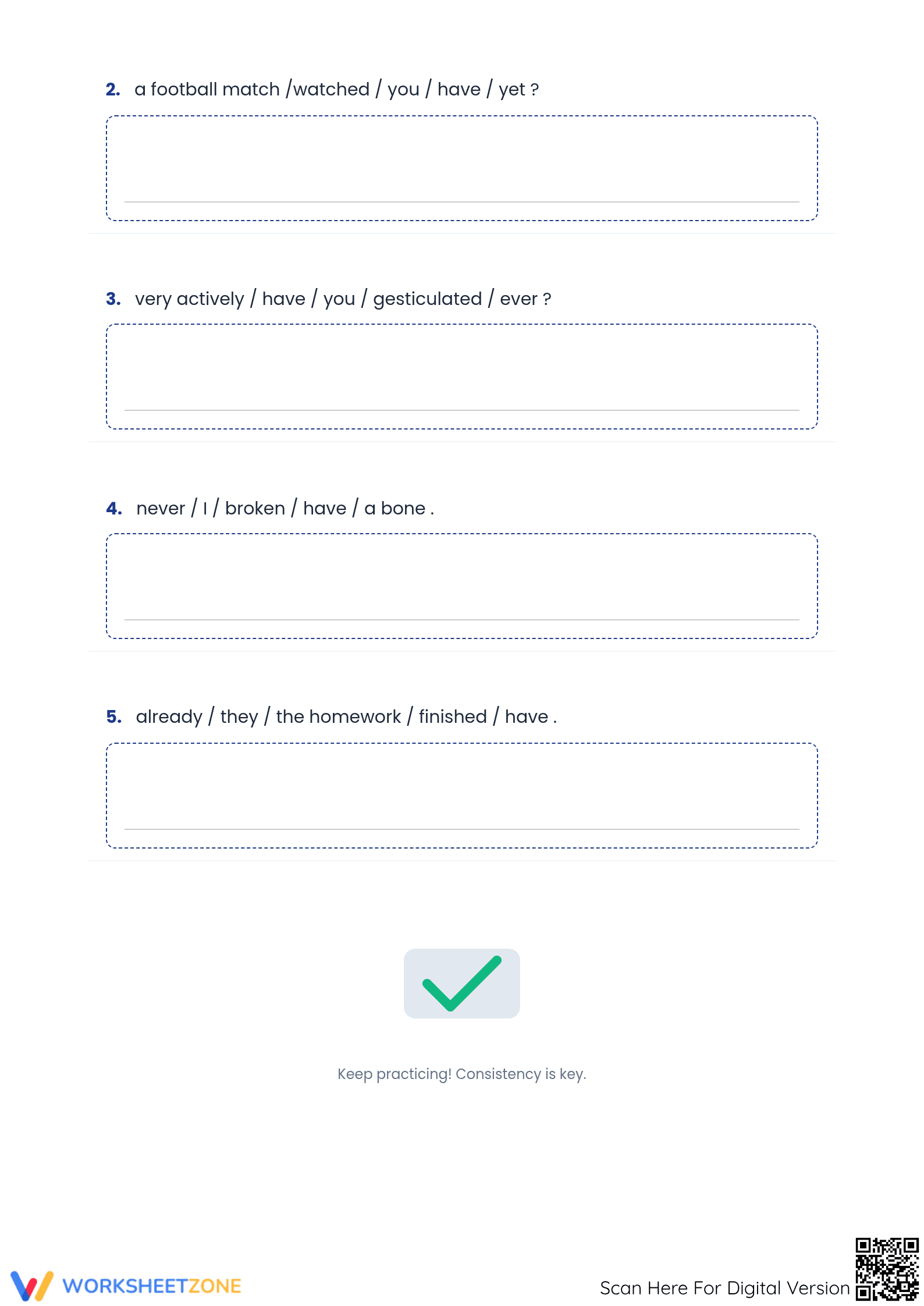 Essential Present Perfect & Past Simple Worksheet | Grade 9 - Page 4