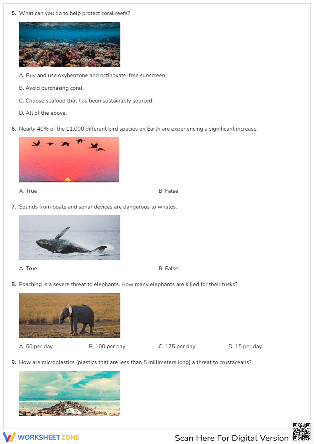 Protect Our Species Quiz - Page 2