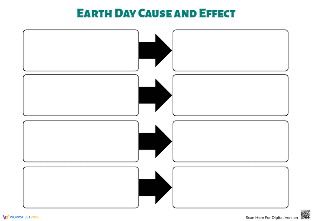 Earth Day Cause and Effect Worksheet - Page 2