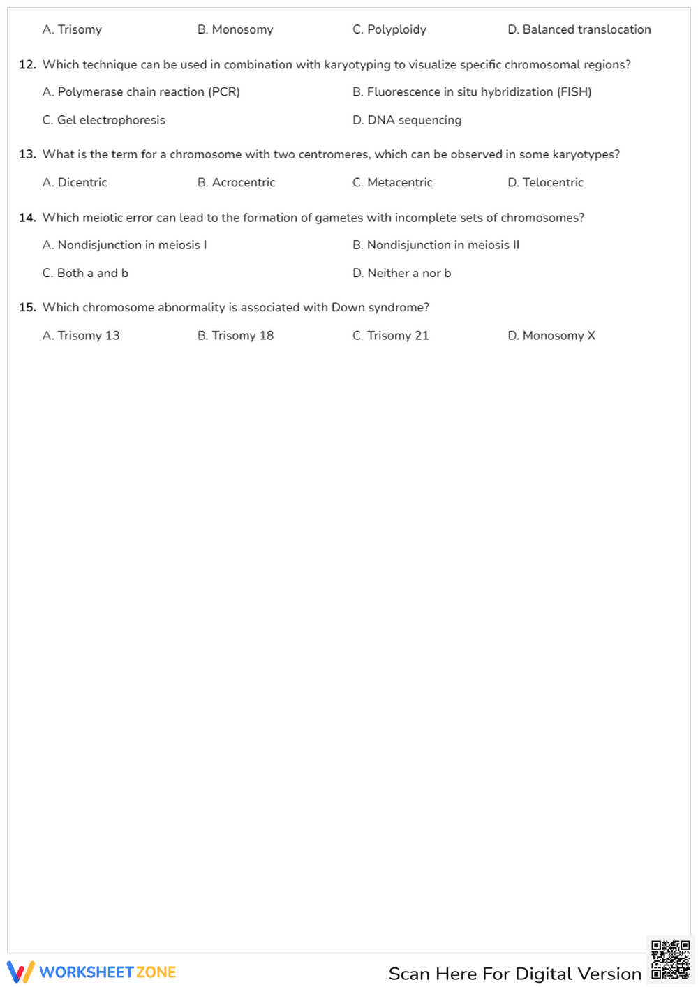 Meiotic Errors and Karyotyping - Page 2