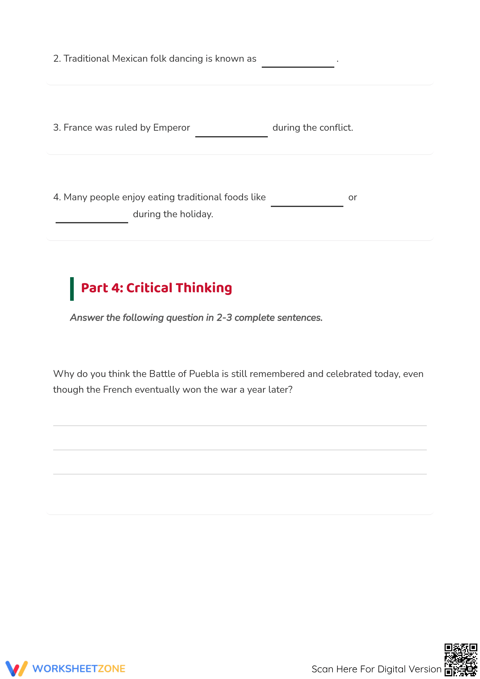Cinco de Mayo Reading Comprehension | Essential Grade 4 ELA - Page 5