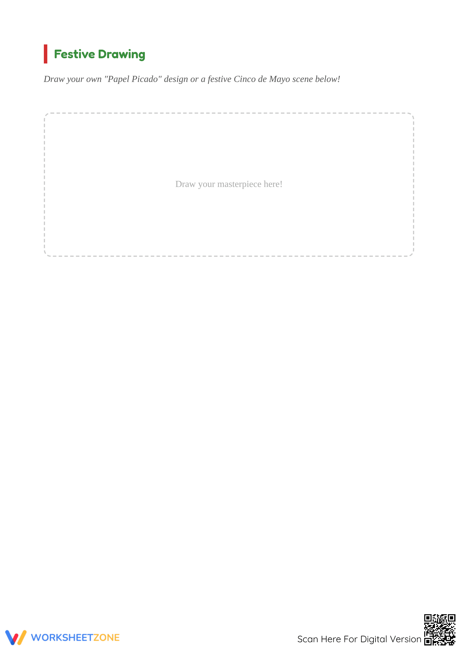 Cinco de Mayo Poem Worksheet | Grade 2 Essential - Page 3