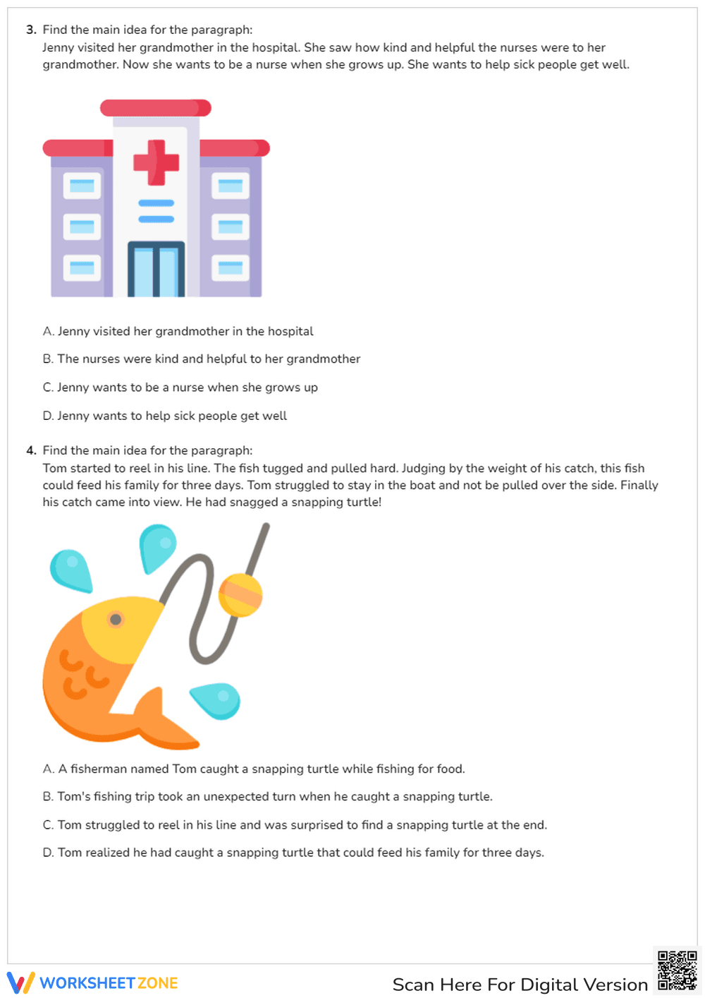 Finding the Main Idea in Paragraphs - Page 2