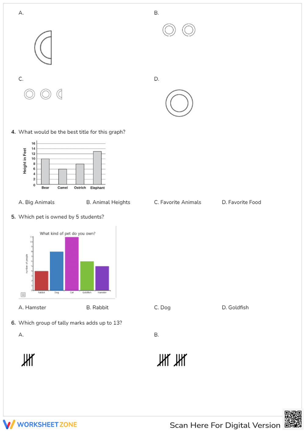 Data Interpretation Worksheet | Grade 5-6 Essential - Page 2