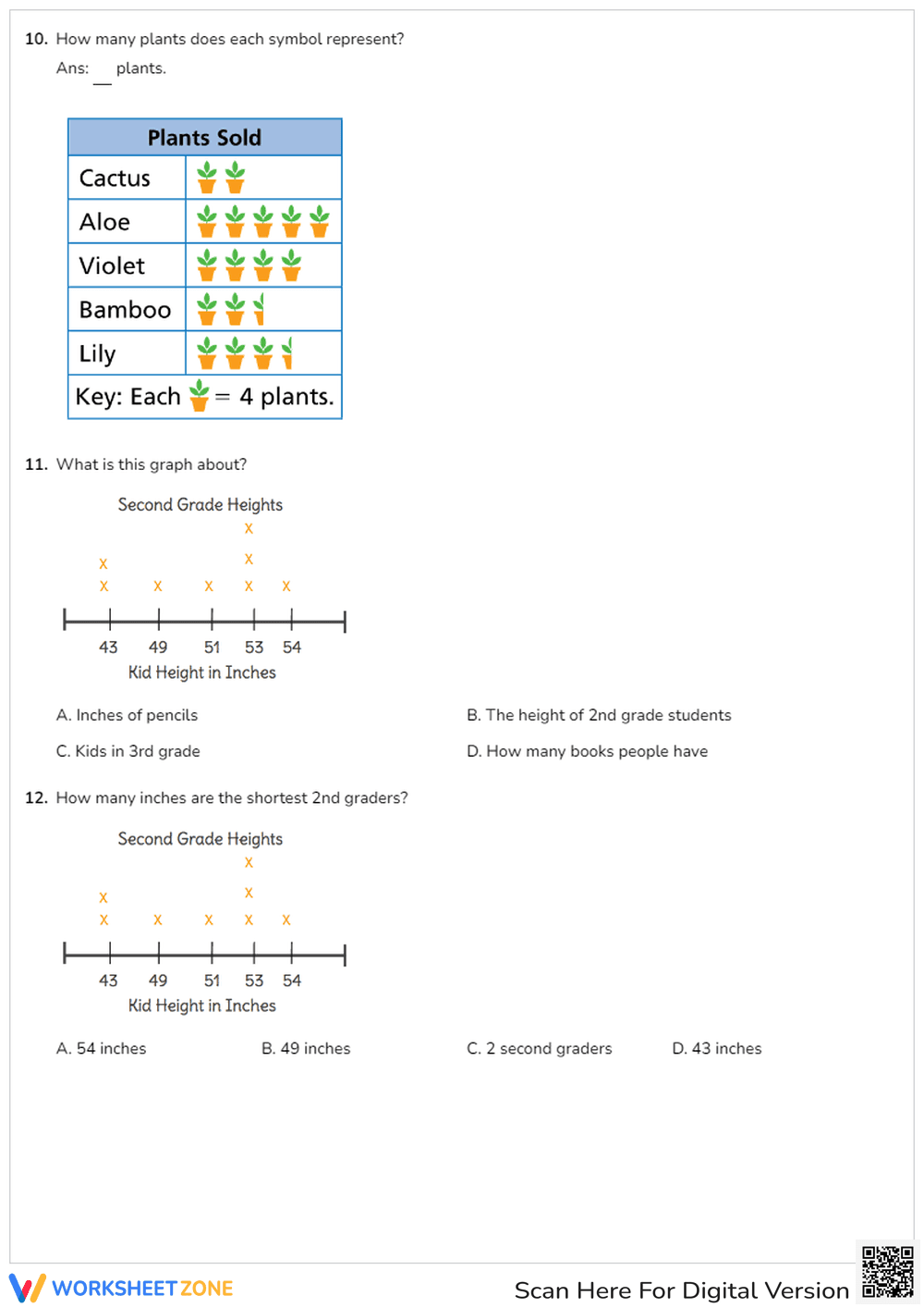 Data Interpretation Worksheet | Grade 5-6 Essential - Page 4