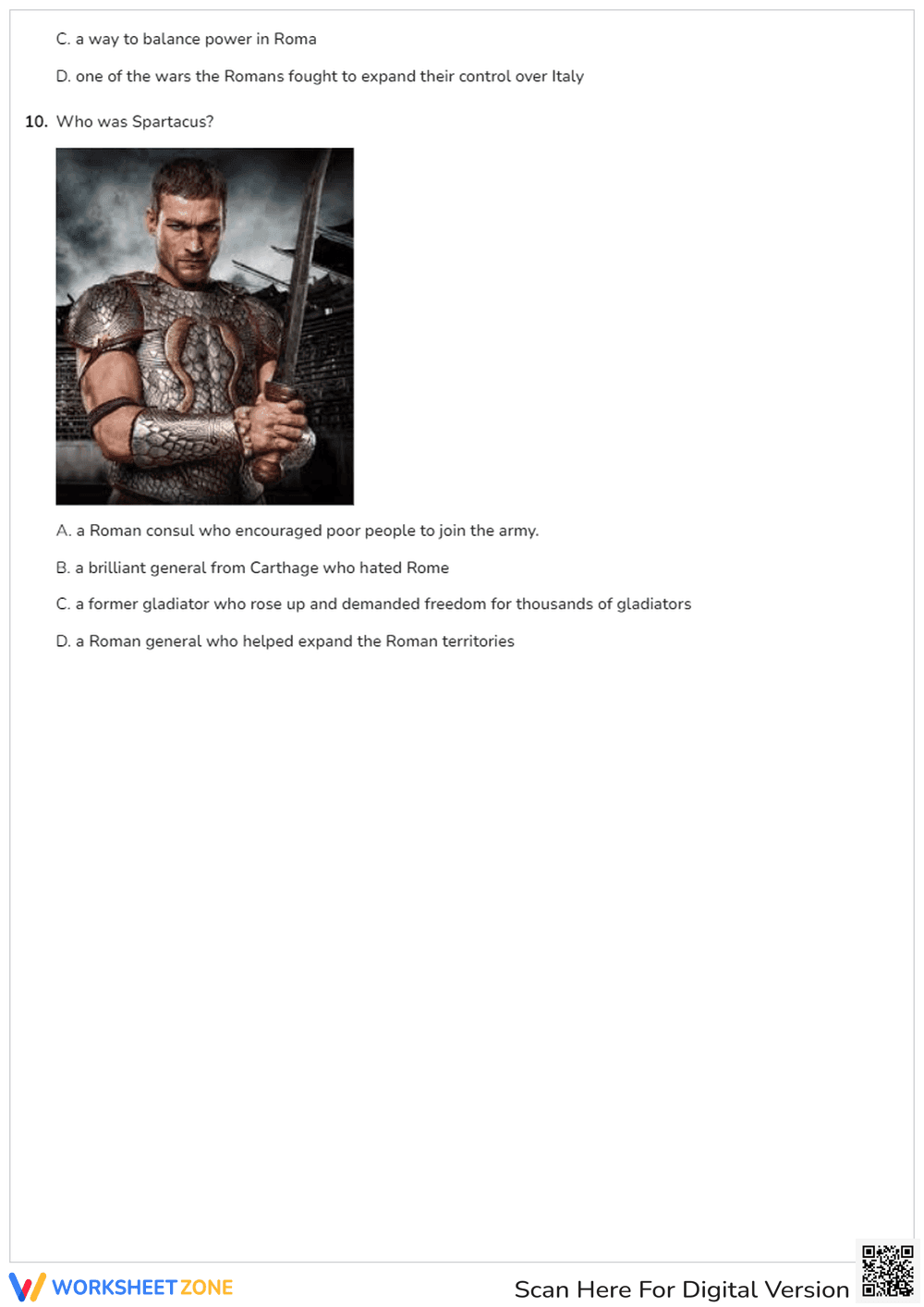 Ancient Rome Quiz | Essential Grade 6-8 Social Studies - Page 4