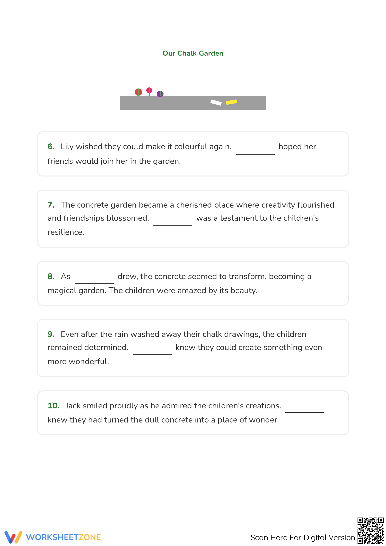 Pronouns Printable Worksheet | Grade 1 ELA - Page 2