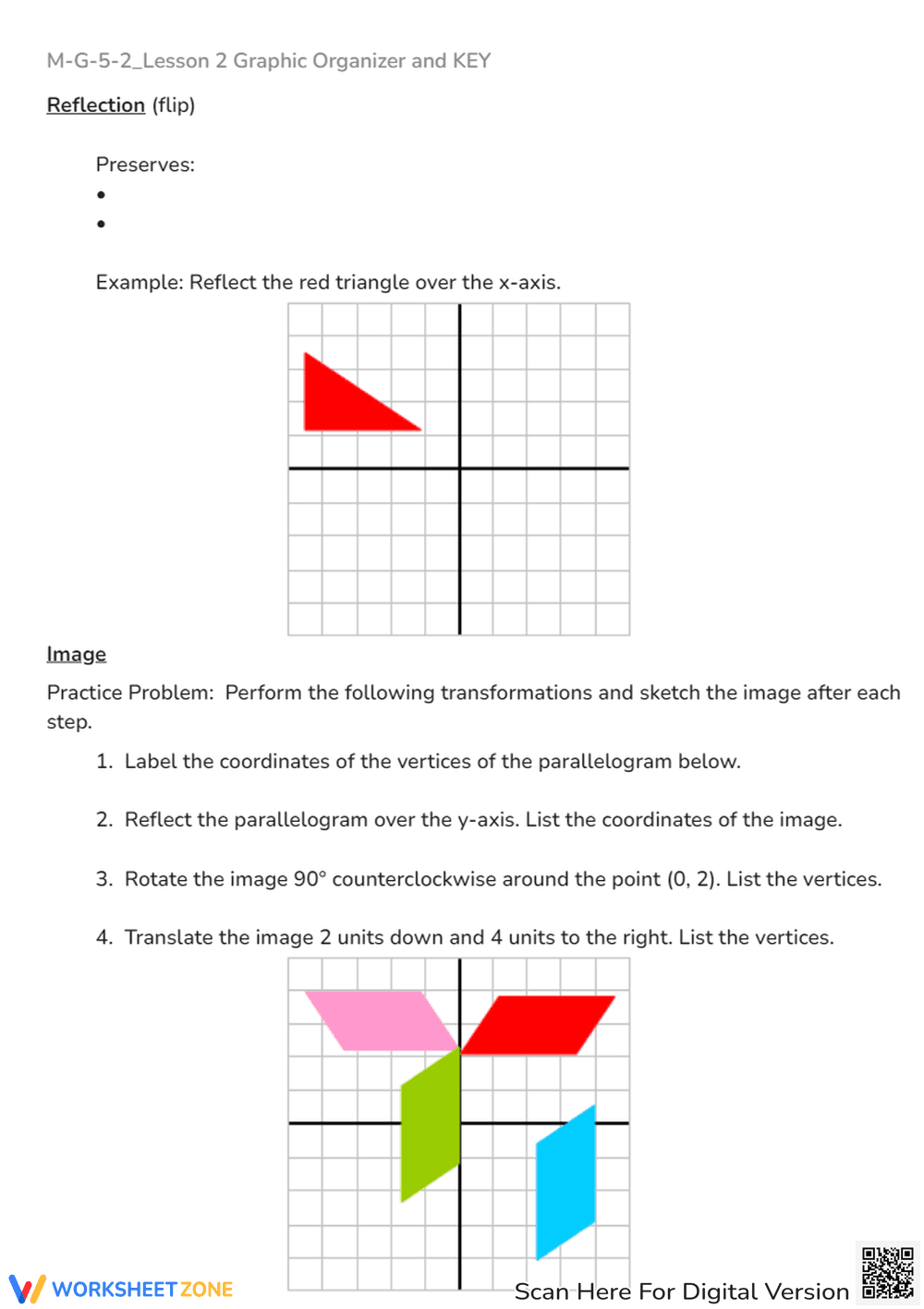 M-G-5-2_Lesson 2 Graphic Organizer and KEY - Page 2