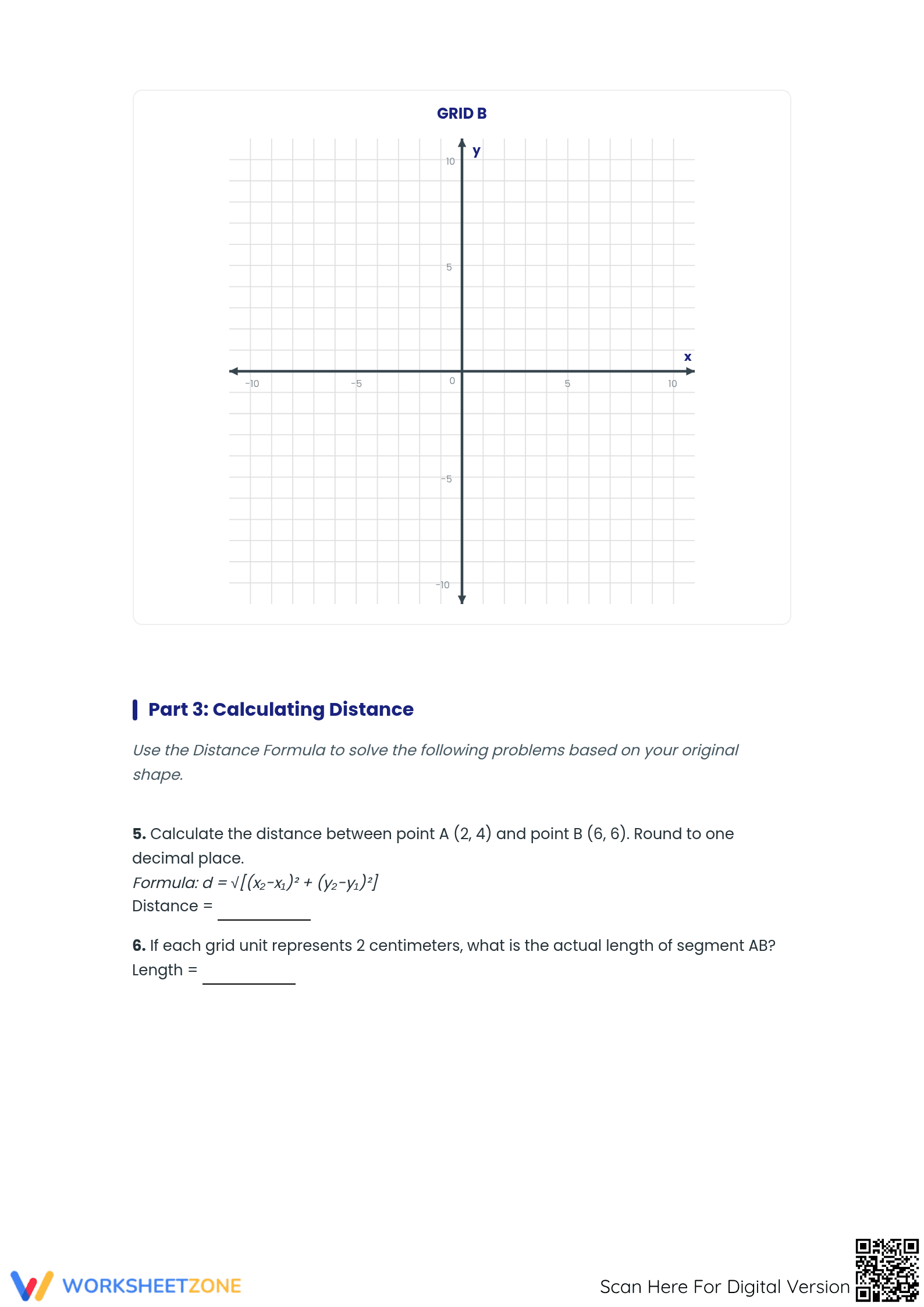 Geometry Transformations Worksheet | Grade 9-10 Printable - Page 3