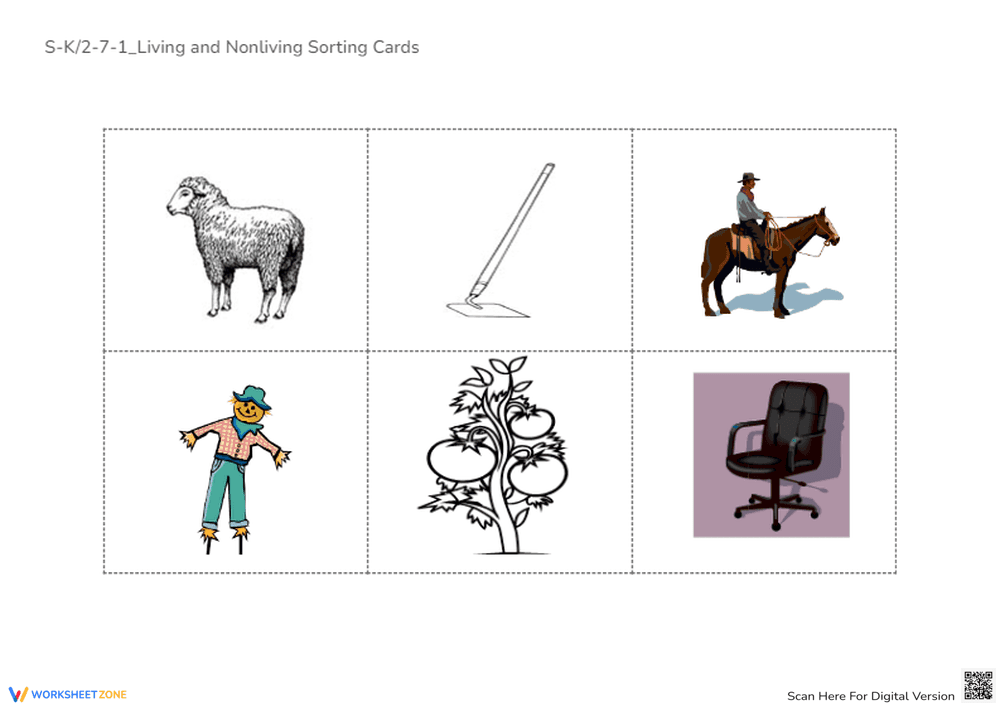 S-K2-7-1_Living and Nonliving Sorting Cards - Page 3