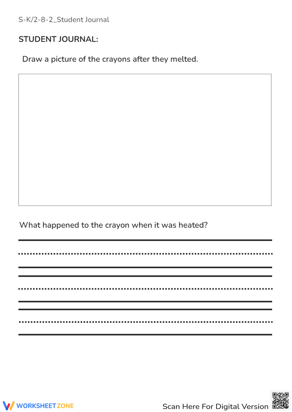 Hershey's Kiss Drawing Prompt - K-2 Creative Student Journal - Page 5