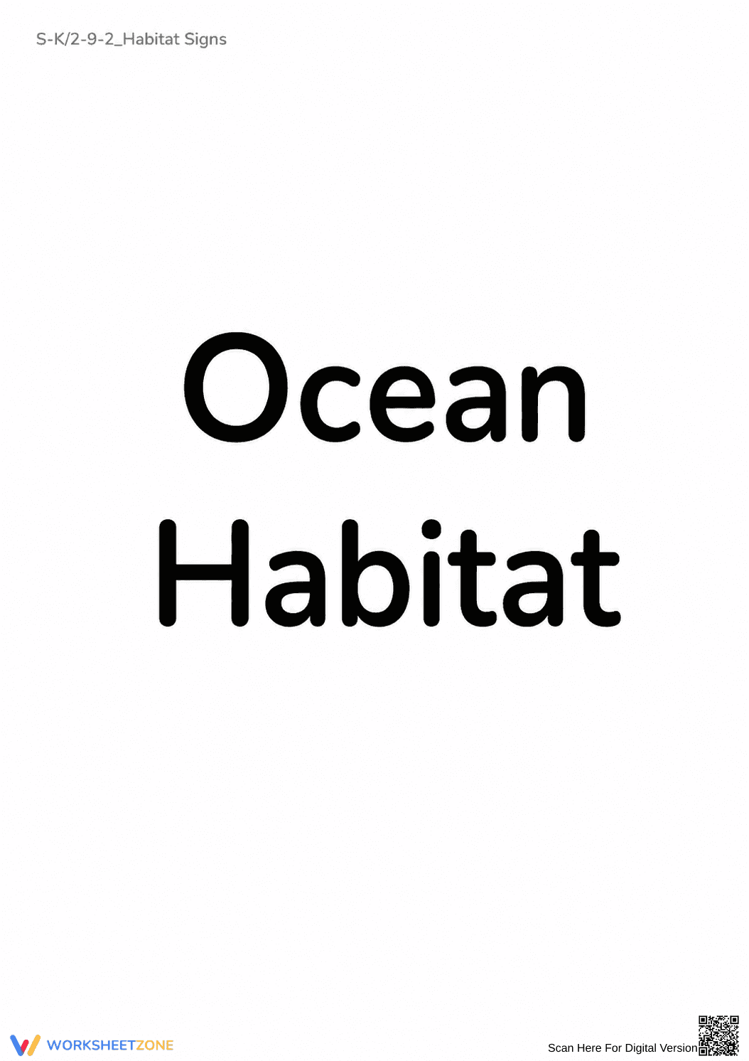Ocean Habitat Essential Sign | Grade 1 Science Ready - Page 4