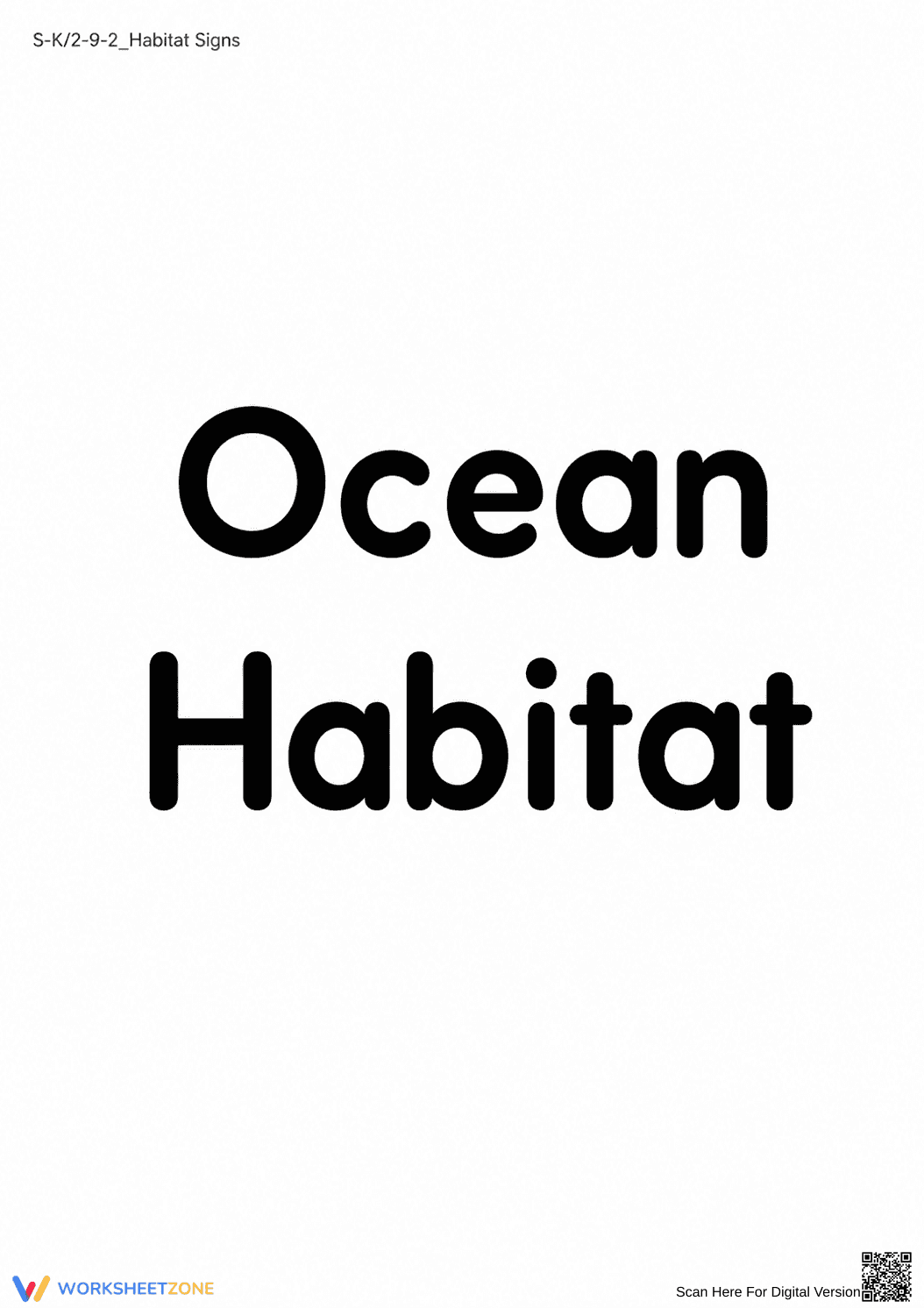 Ocean Habitat Essential Sign | Grade 1 Science Ready - Page 5
