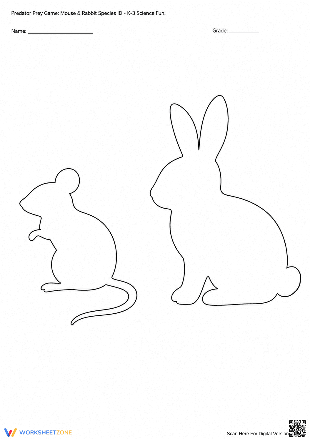Grade 3 Predator & Prey — Printable Species ID Worksheet - Page 5