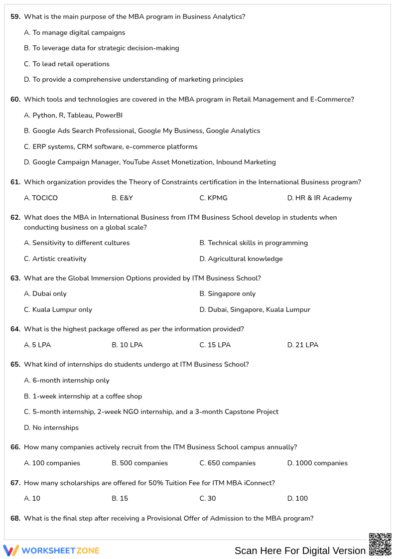 ITM MBA iConnect Test - Page 8