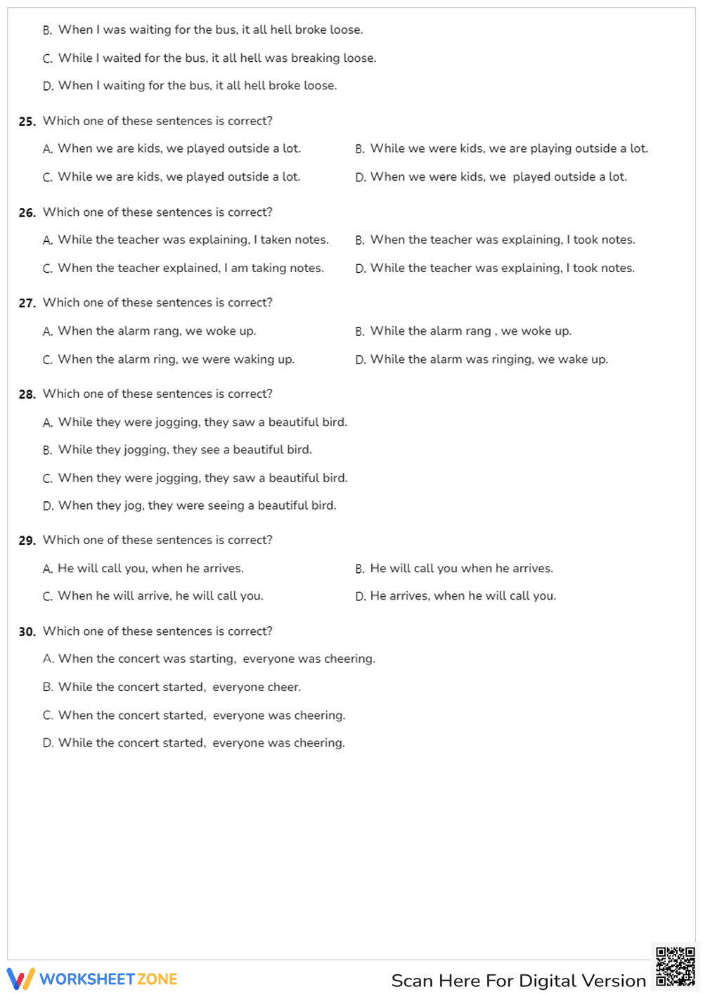 Past Perfect vs Past Simple Worksheet | Essential Grammar - Page 4