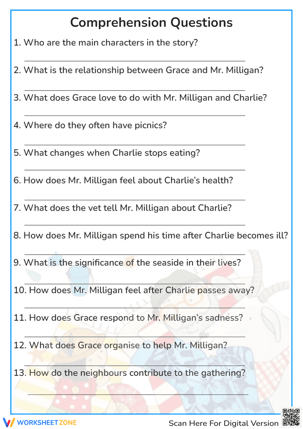 Grade 2 Reading: Grace and Mr. Milligan | Essential - Page 3