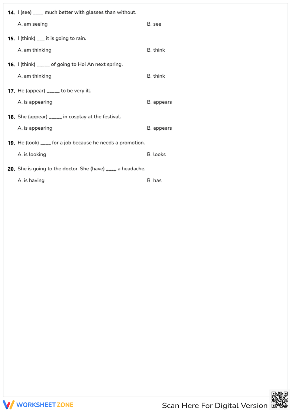 Grade 11 Linking Verbs Quiz | Essential Grammar Practice - Page 2
