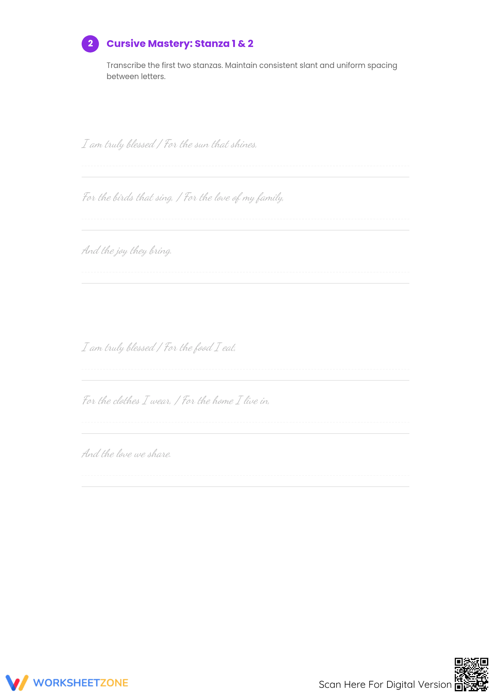 Reflective Adult Handwriting Guide | Grade 10-11 Ready - Page 2